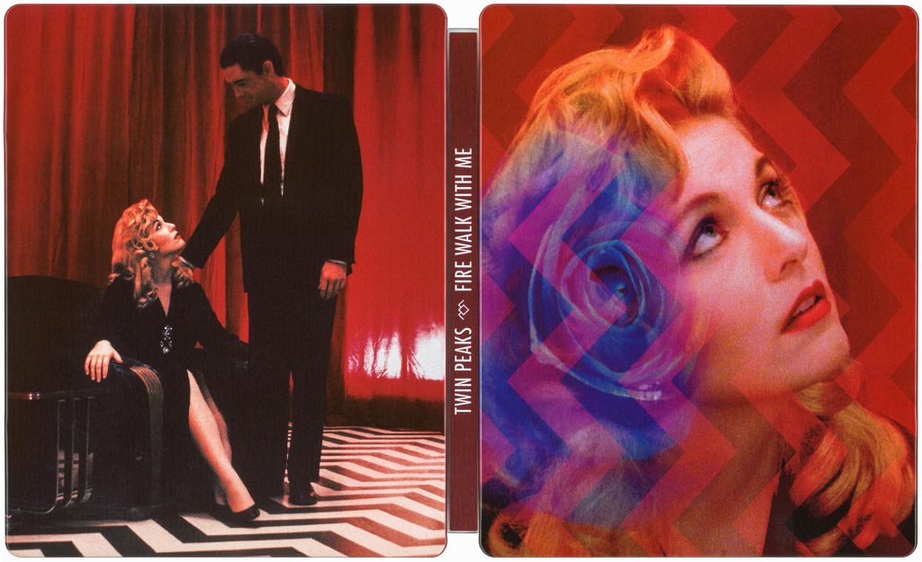 Front and back cover of David Lynch's "Twin Peaks: Fire Walk With Me" Steelbook