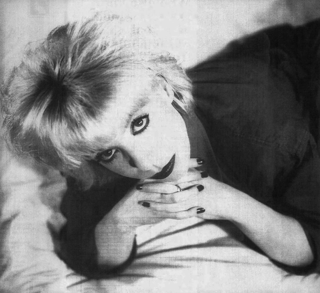 Black and white photo of Julee Cruise