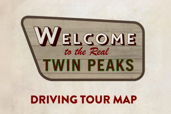 Welcome to the Real Twin Peaks Driving Tour Map from Salish Lodge & Spa Logo for Welcome To the Real Twin Peaks Driving Tour Map