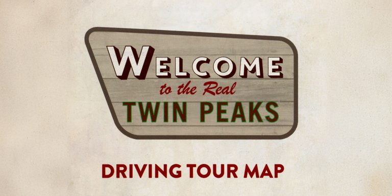 Logo for Welcome To the Real Twin Peaks Driving Tour Map