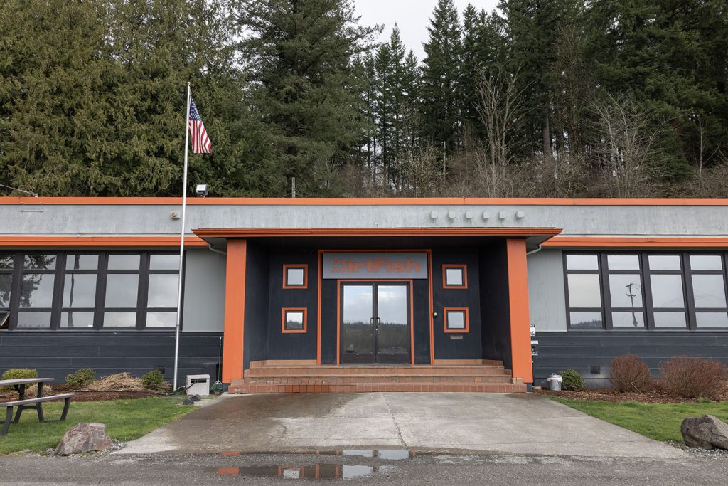 Exterior of Dirtfish Rally School building