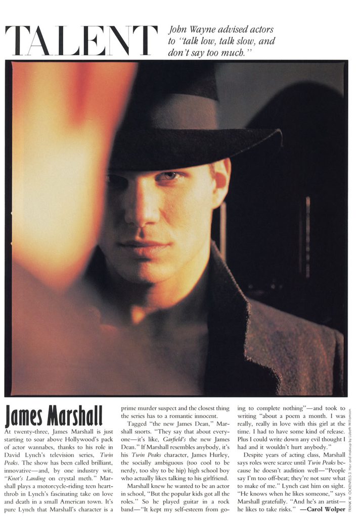 Article with James Marshall