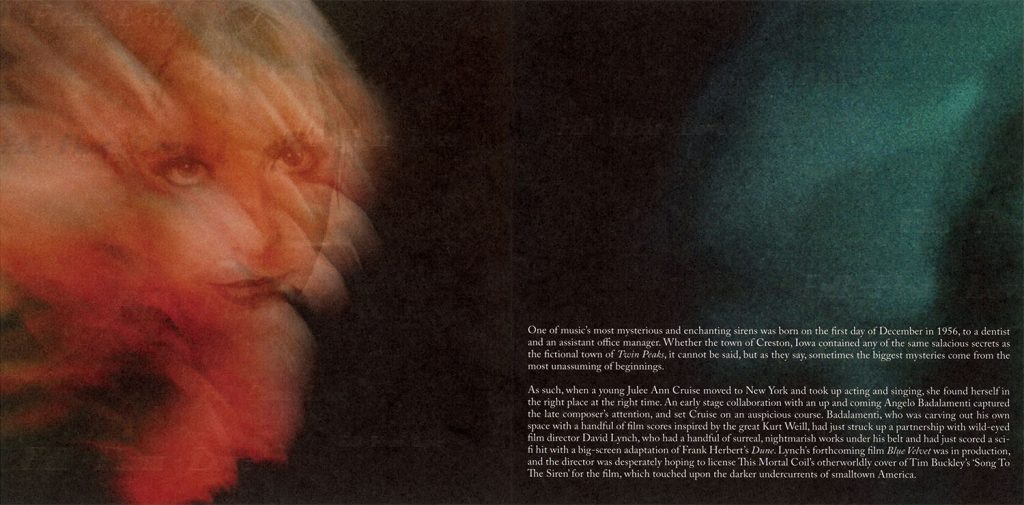 Booklet from Julee Cruise's CD, "Fall, Float, Love"