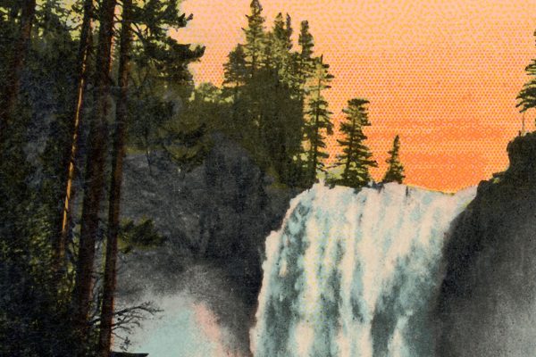 Snoqualmie Falls Postcard By Lowman and Hanford – A-360 Snoqualmie Falls