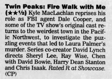 Twin Peaks: Fire Walk With Me review
