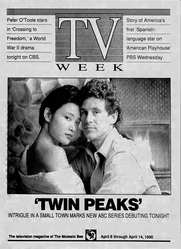 Cover of TV Week with Joan Chen and Michael Ontkean