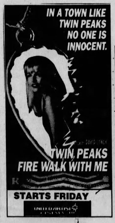 Twin Peaks: Fire Walk With Me Ad