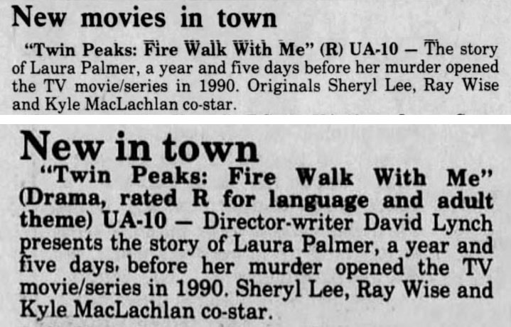 New Movies in Town
