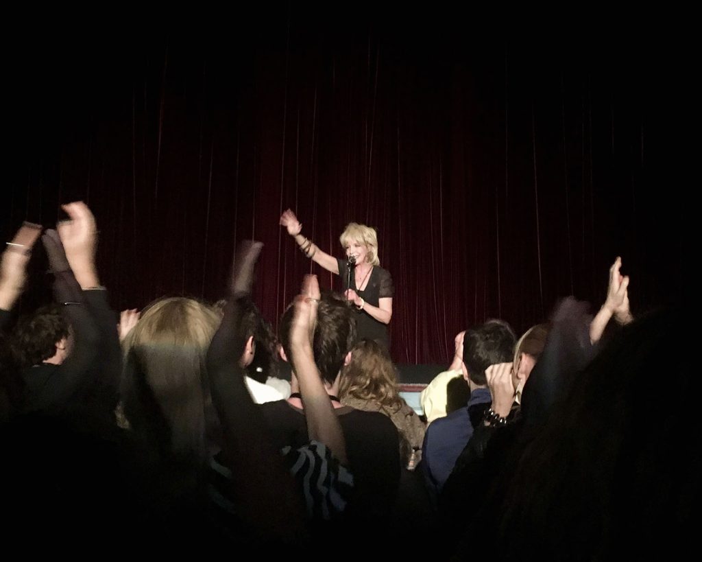 Julee Cruise receives a standing ovation at North Bend Theatre in 2016