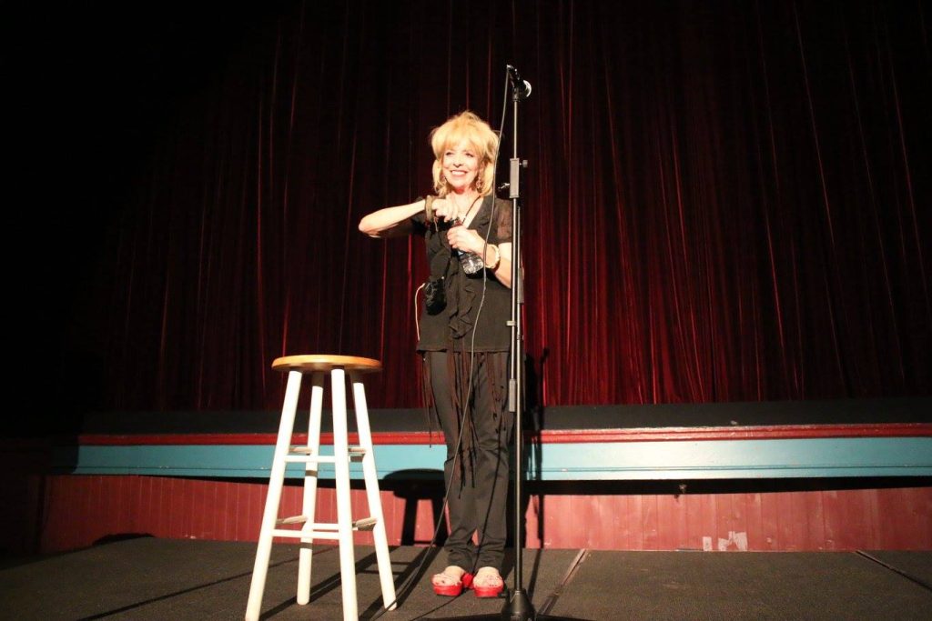 Julee Cruise on stage at the North Bend Theatre