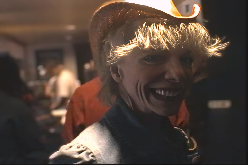Julee Cruise in the lobby of the North Bend Theatre