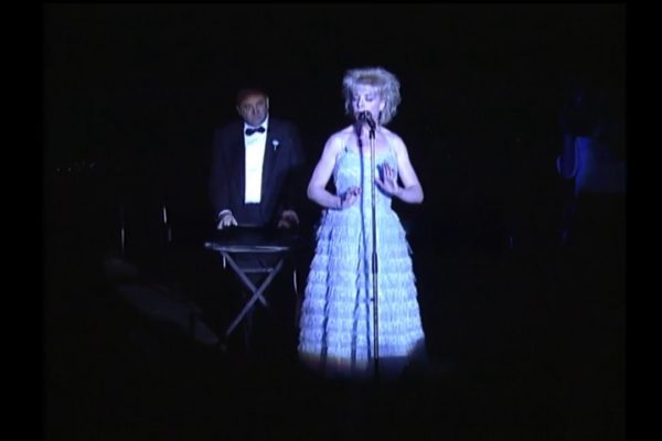 Julee Cruise singing at Cannes Film Festival on May 16, 1992
