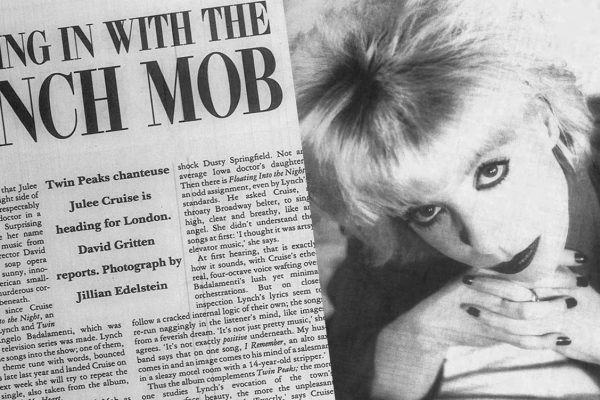 Newspaper article about Julee Cruise