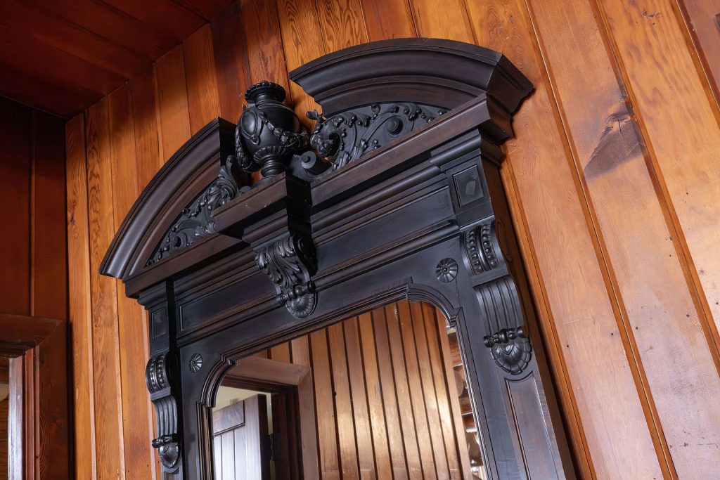 Giant Mirror against a wall