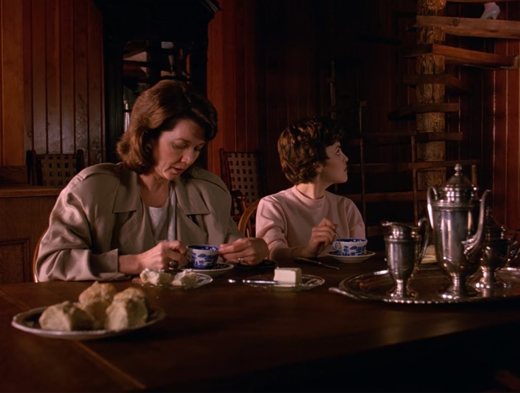 Sylvia Horne and Audrey Horne