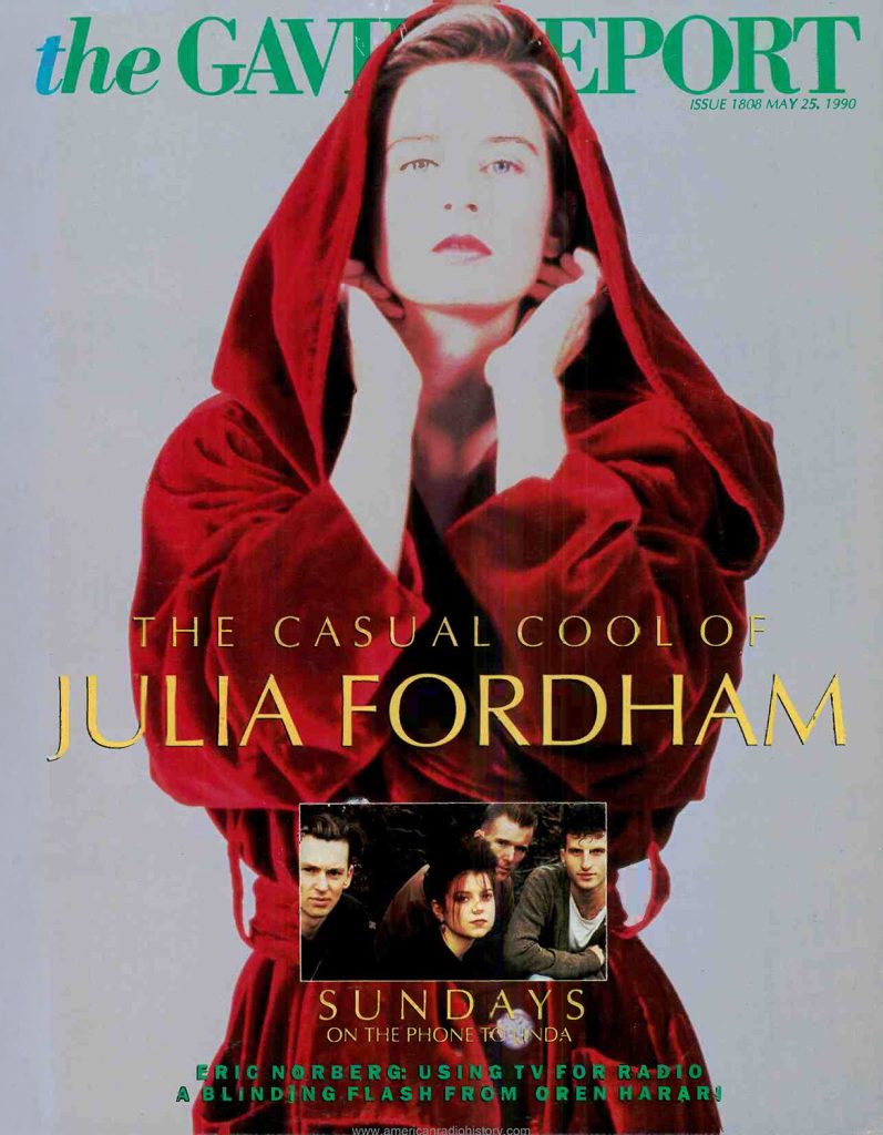 Cover of The Gavin Report for May 25, 1990