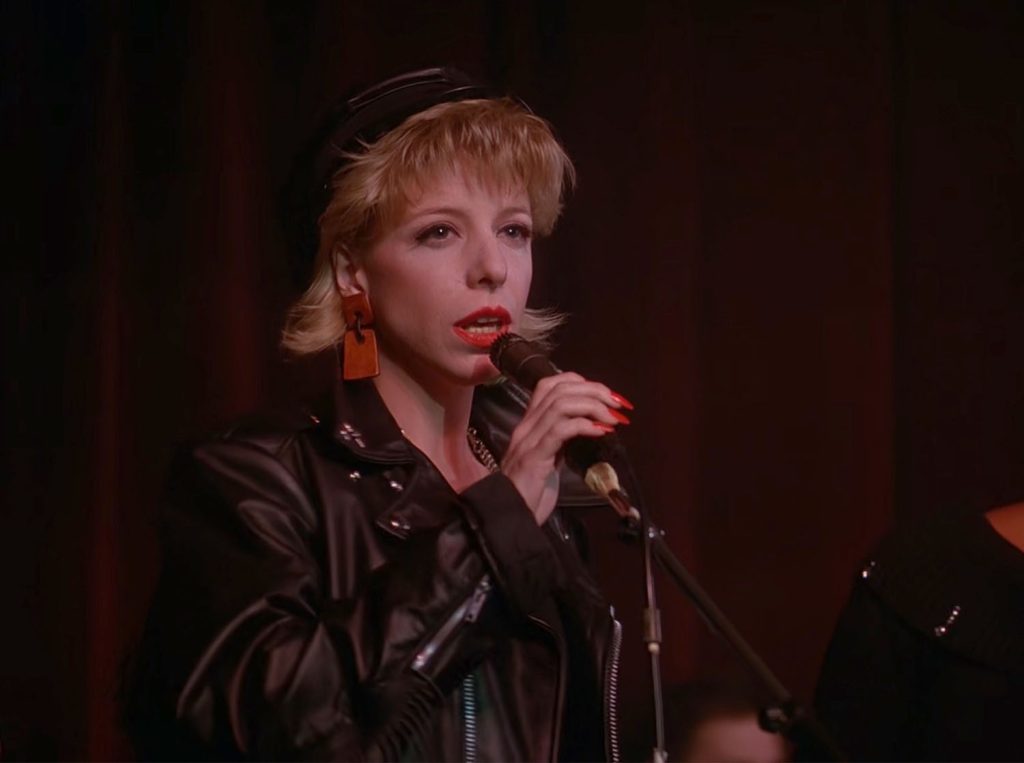 Julee Cruise performing at the Roadhouse