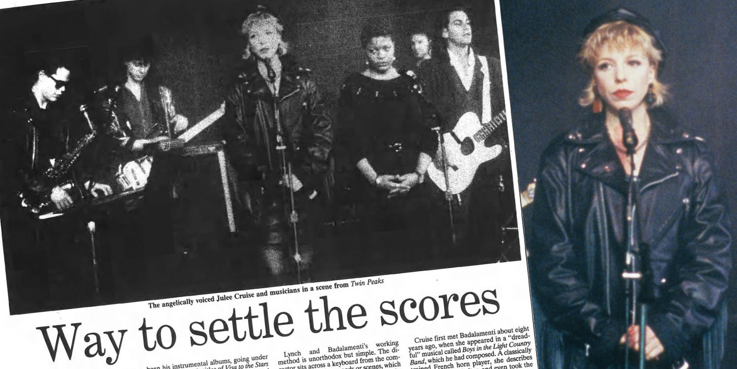 Article about Angelo Badalamenti and Julee Cruise