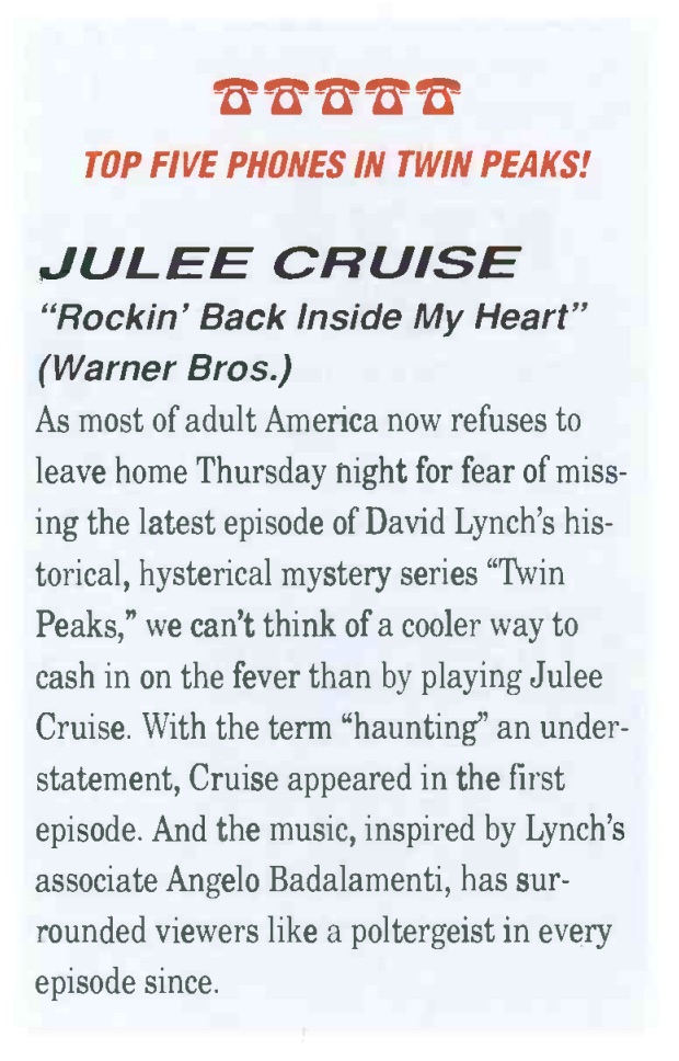 Article about Rockin' Back Inside My Heart
