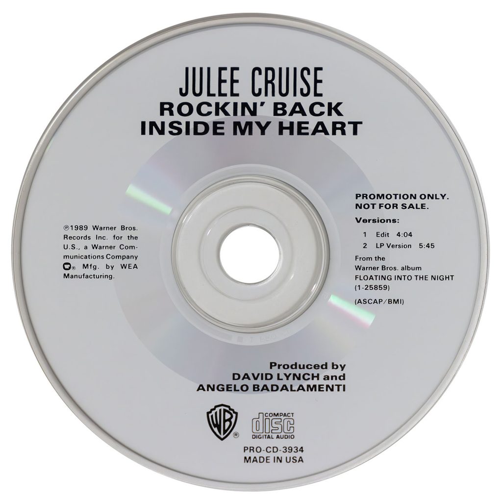 CD of Julee Cruise's "Rockin' Back Inside my Heart"