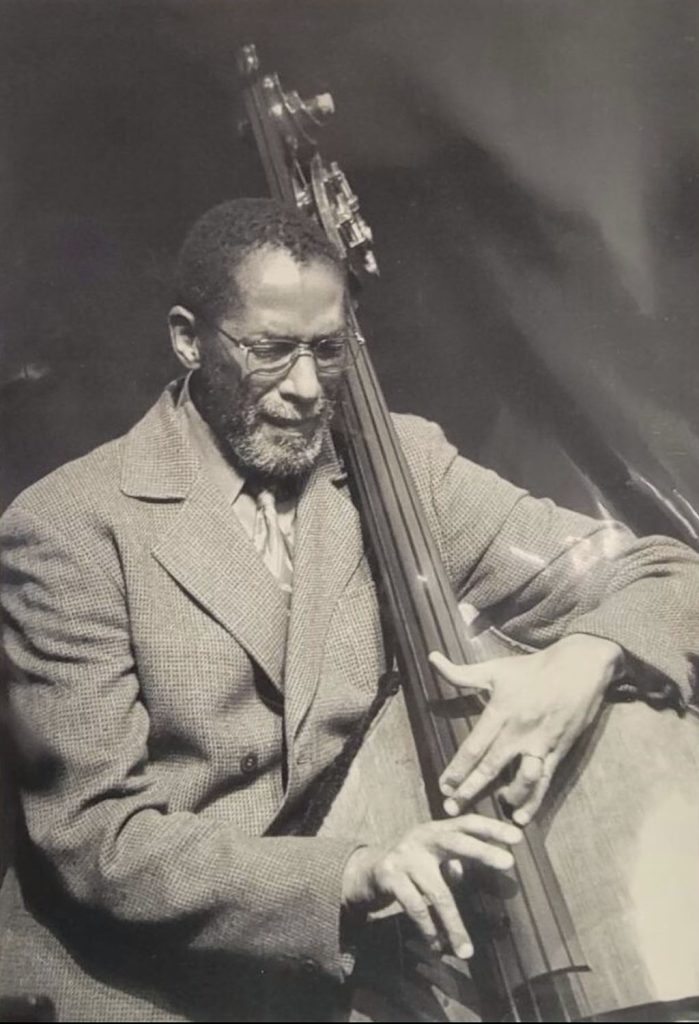 Ron Carter playing bass