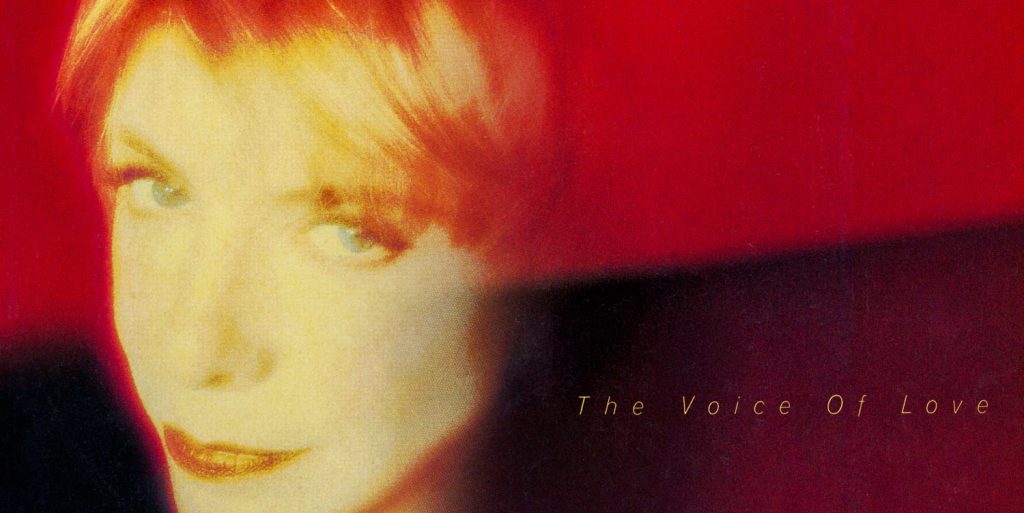 Julee Cruise on cover of "The Voice of Love"