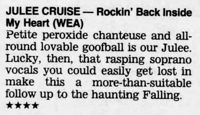 Review of Julee Cruise's music