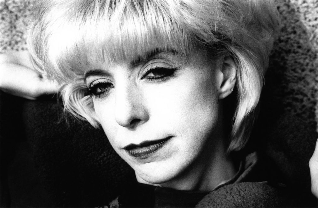 Black and white photo of Julee Cruise