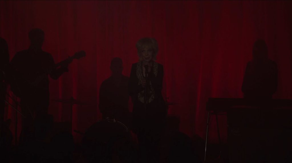 Julee Cruise performing in The Roadhouse
