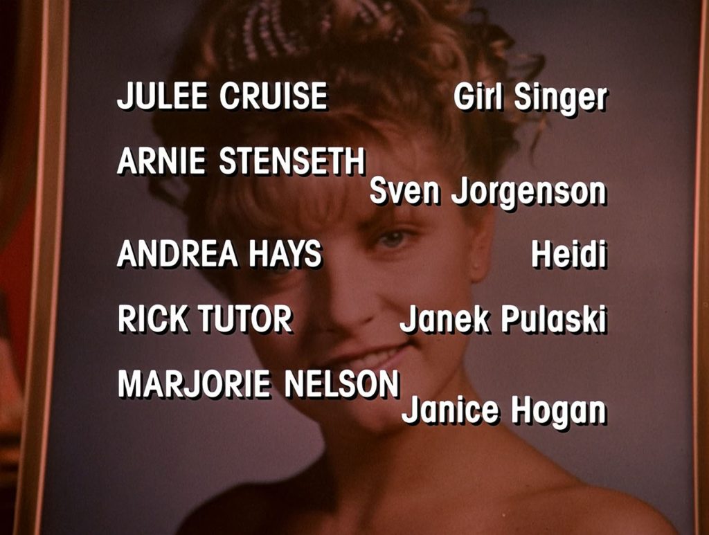 Credits to the Twin Peaks Pilot