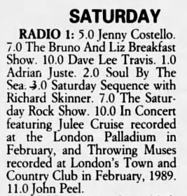 Radio program ad
