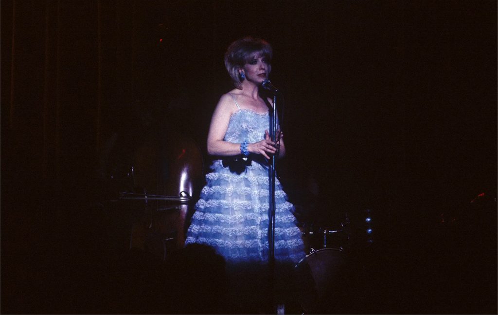 Julee Cruise on stage