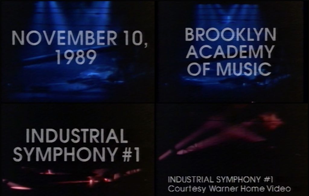 Industrial Symphony No. 1 Title Card