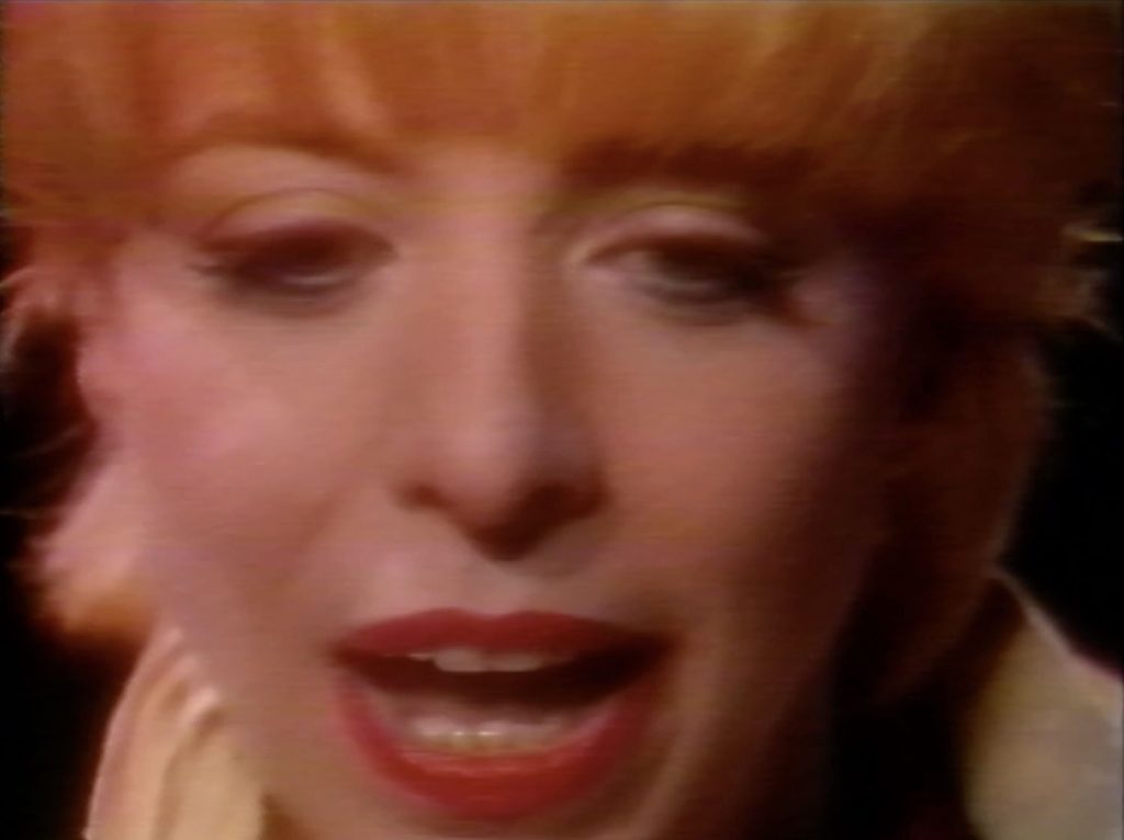 Close up of Julee Cruise's face