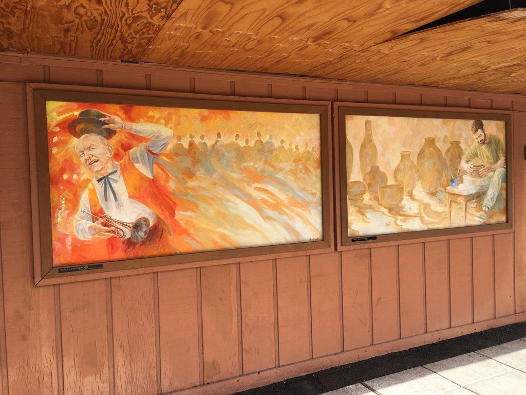 Murals by Richard "Dick" Burhans