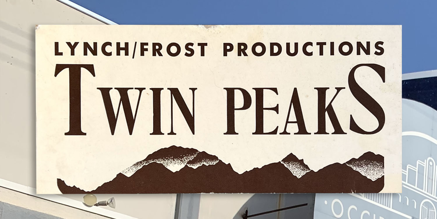 Parking pass floating in front of the Occidental Studios Building