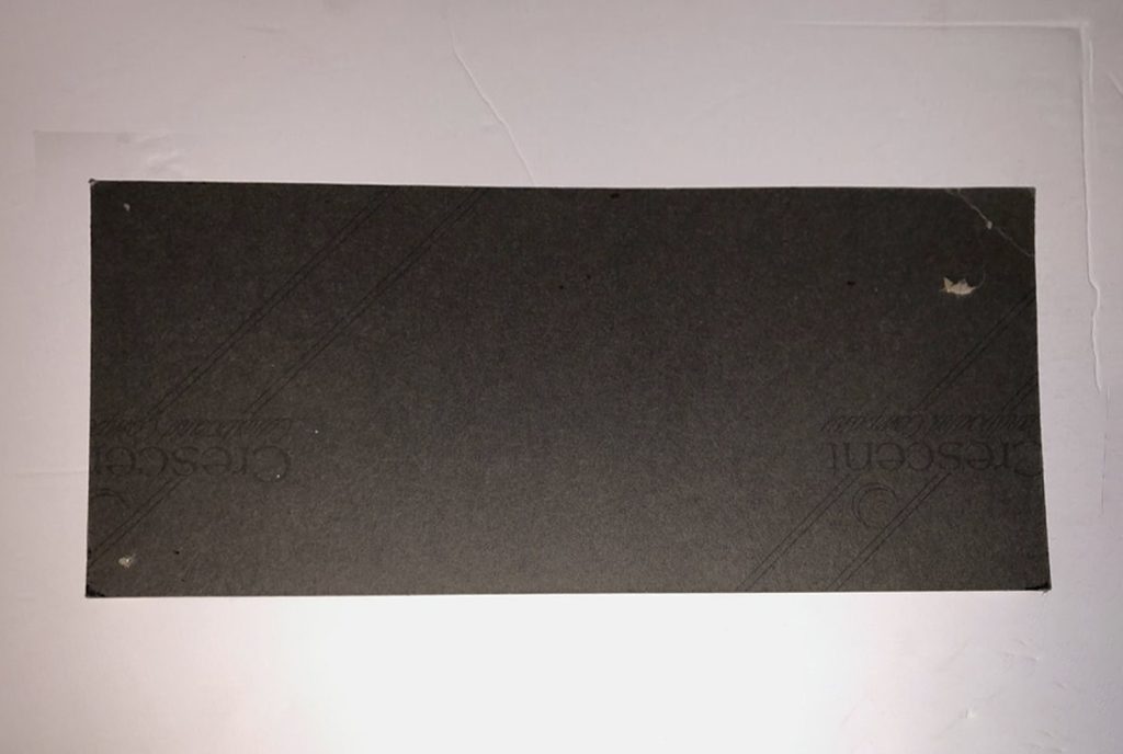 Back of Twin Peaks: Fire Walk With Me Crew Parking Placard