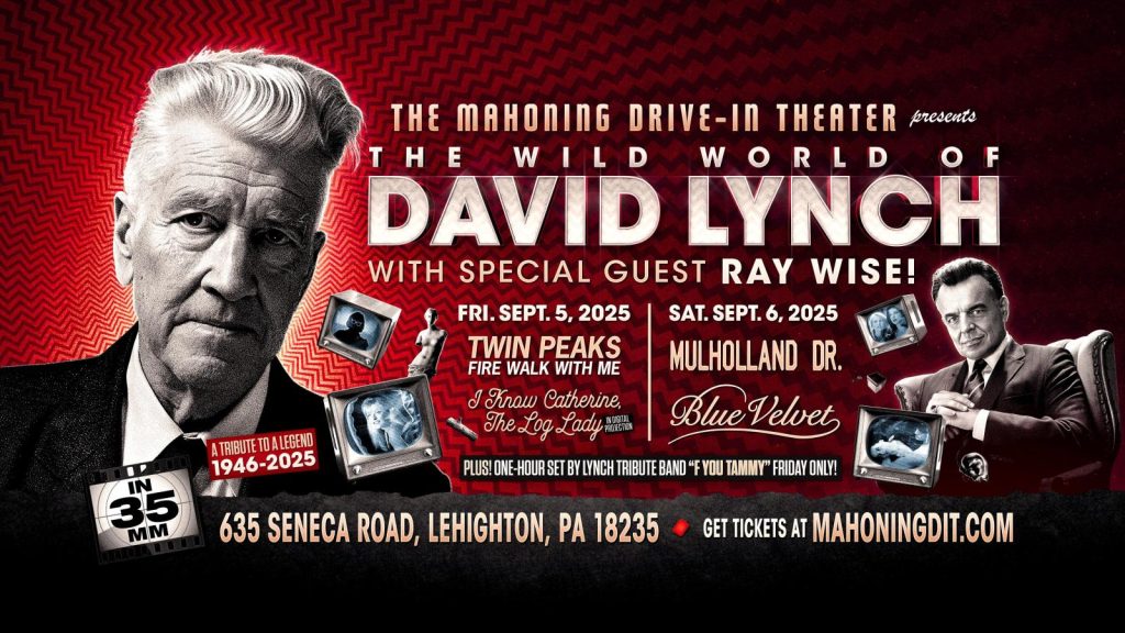 Advertisement for the Wild World of David Lynch at Mahoning Drive-In Theatre