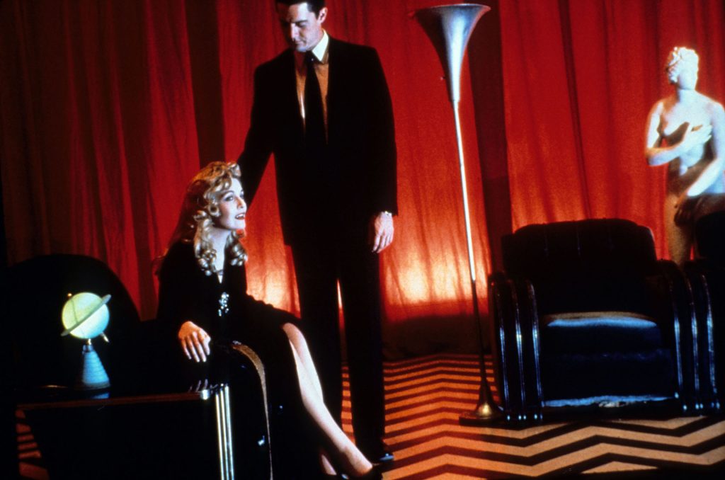 Laura Palmer and Agent Dale Cooper in the Red Room