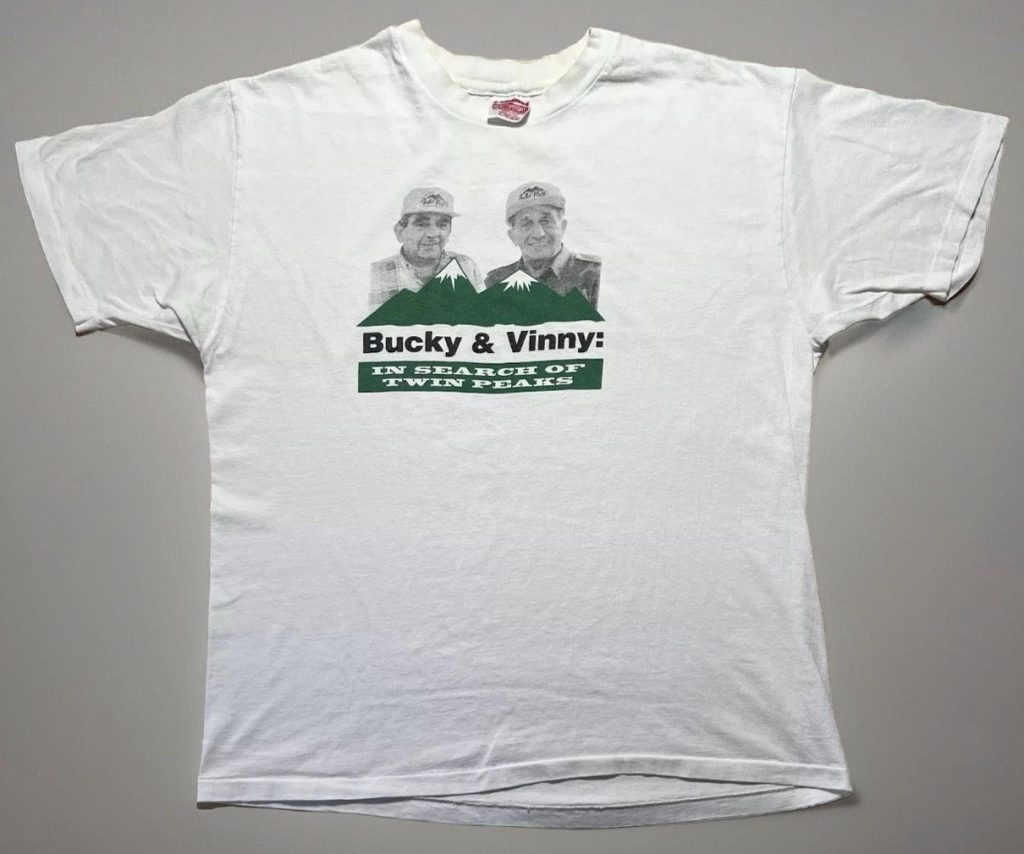 Bucky & Vinnie: In Search of Twin Peaks - T-Shirt Front
