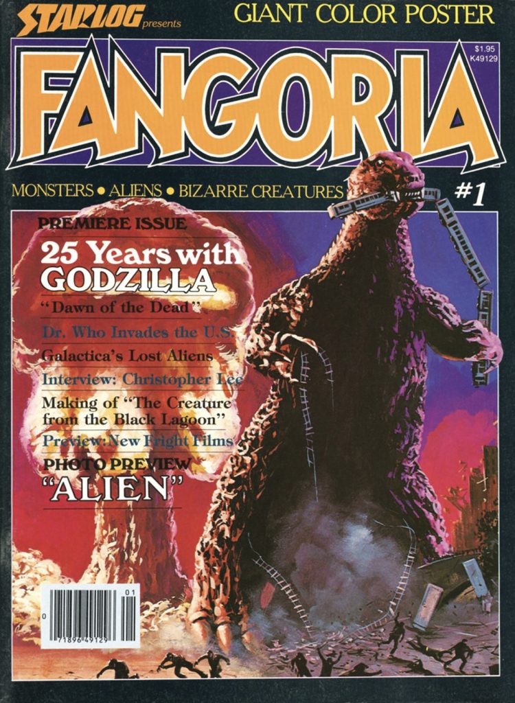 Cover of the first issue of Fangoria