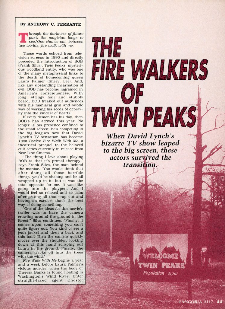 Article about Twin Peaks: Fire Walk With Me