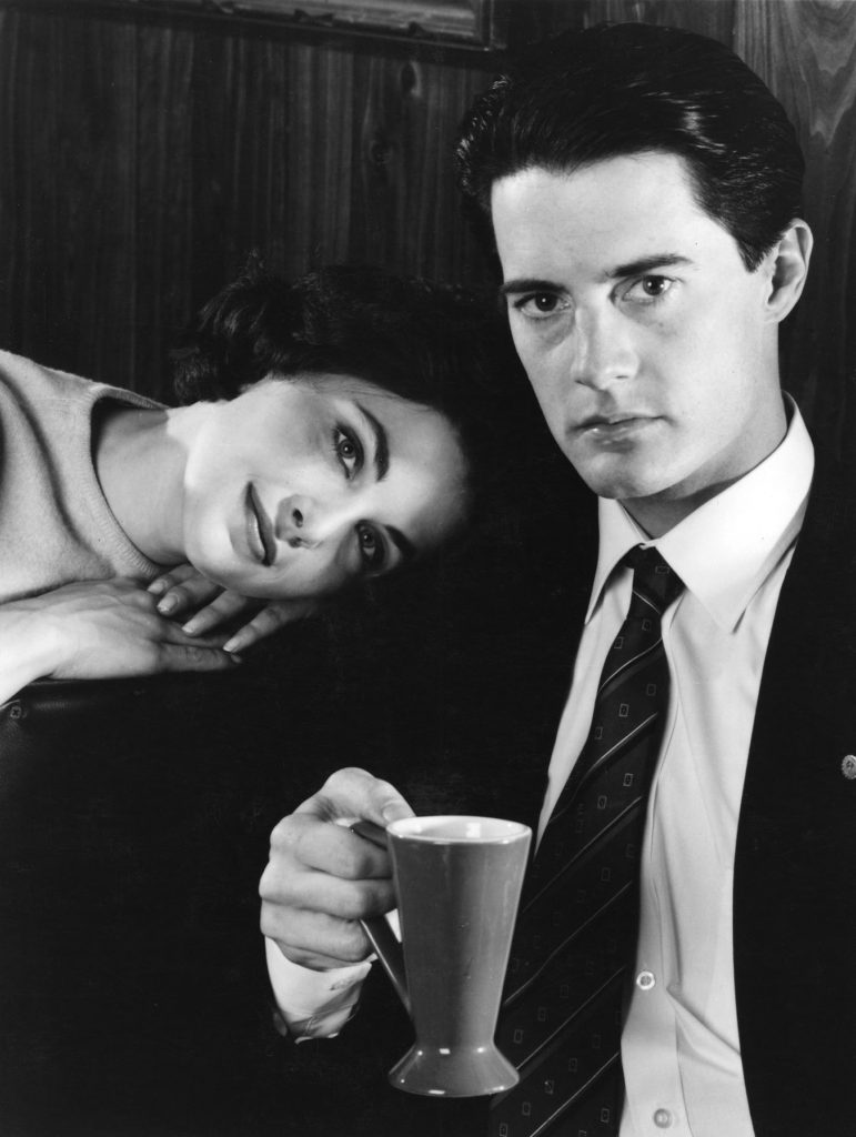 Audrey Horne and Special Agent Dale Coper at the Double R Diner