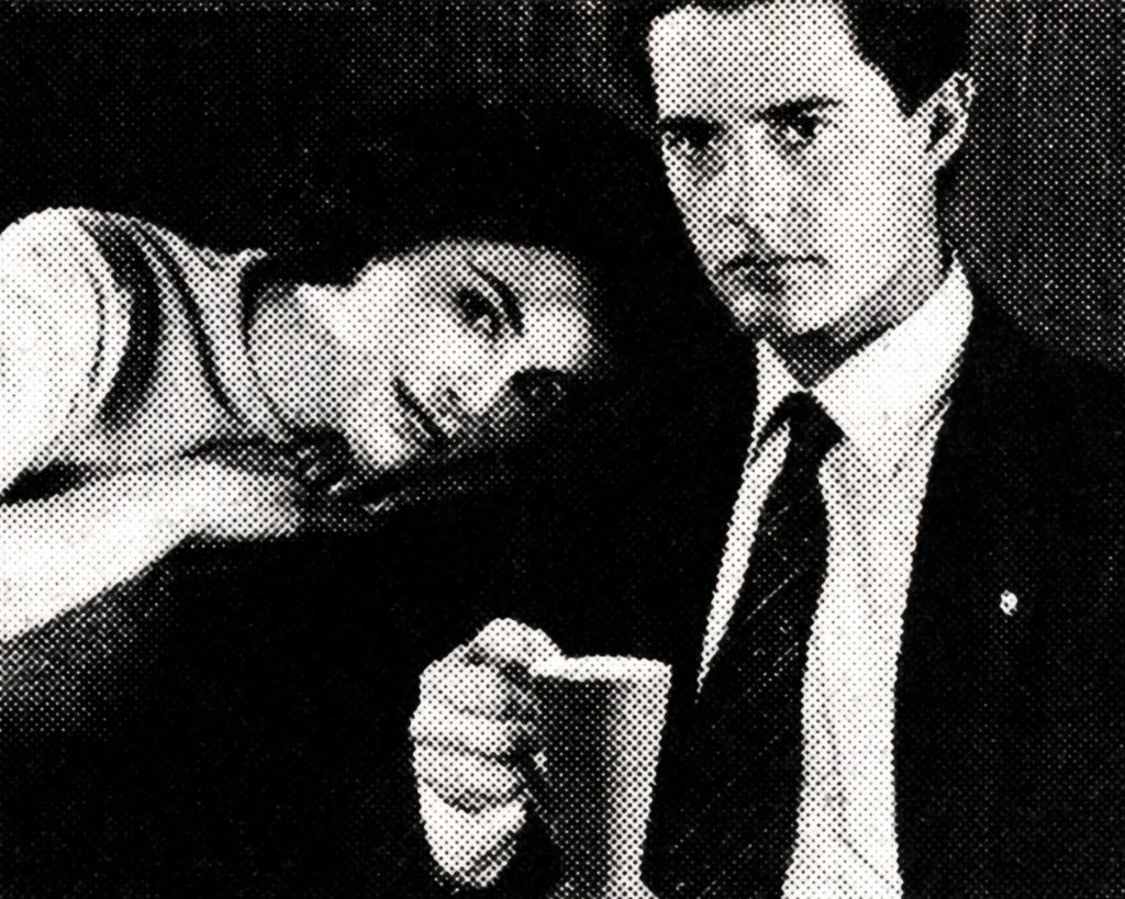 Audrey Horne and Special Agent Dale Coper at the Double R Diner