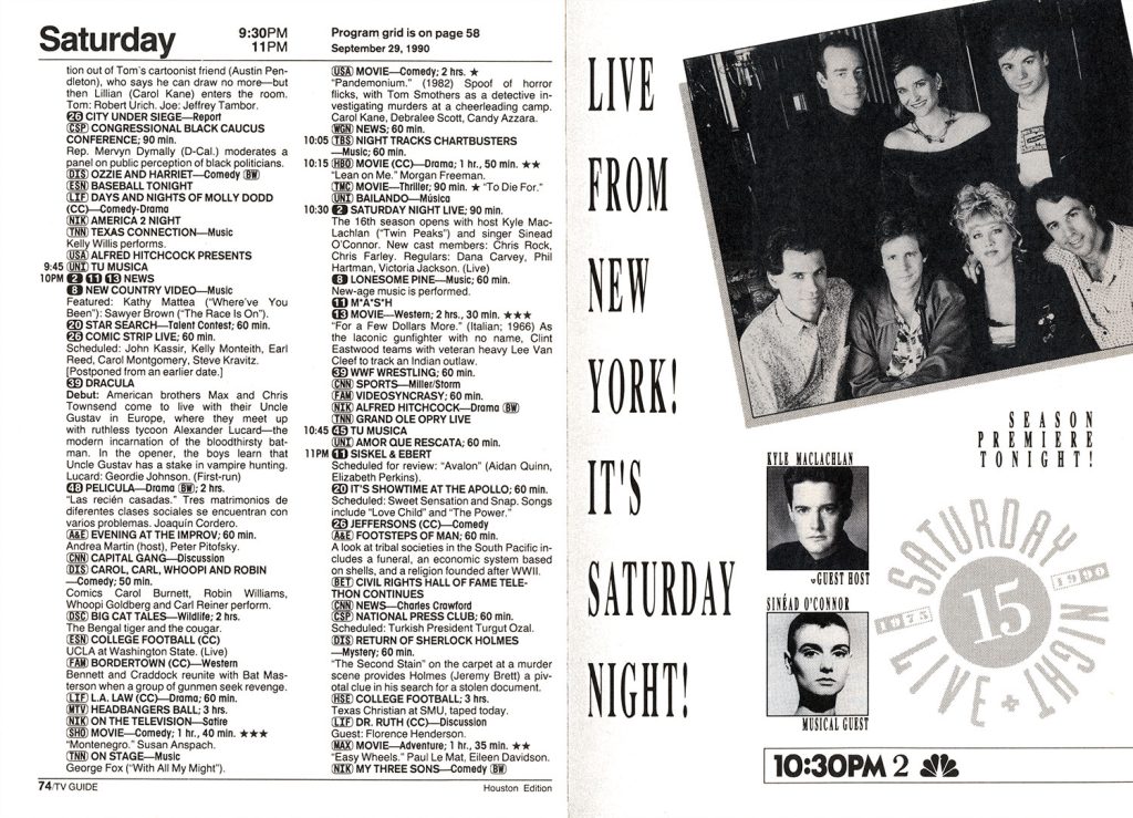 Saturday Night Live advertisement