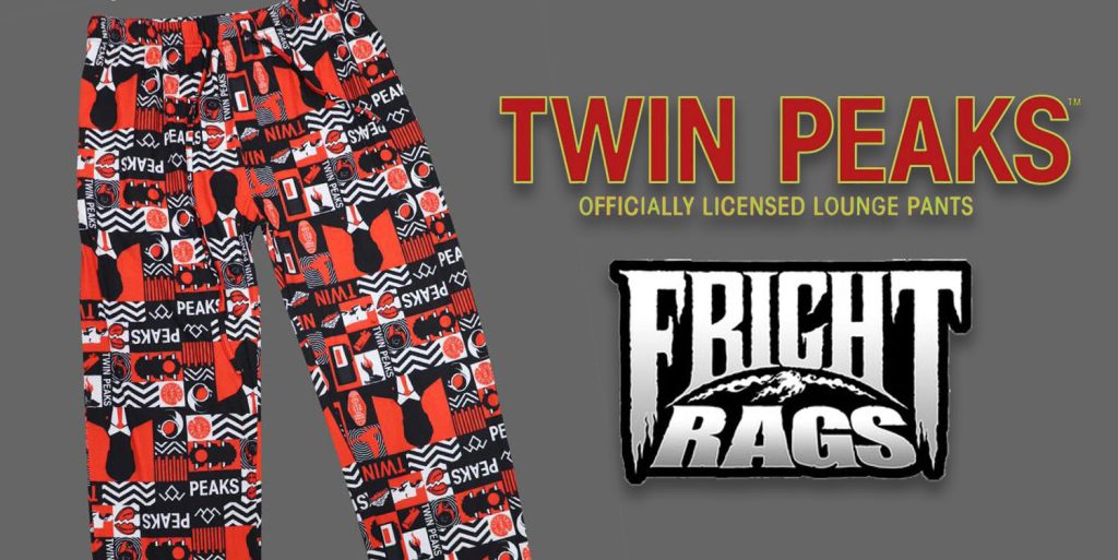 Fright Rags lounge pants and logo