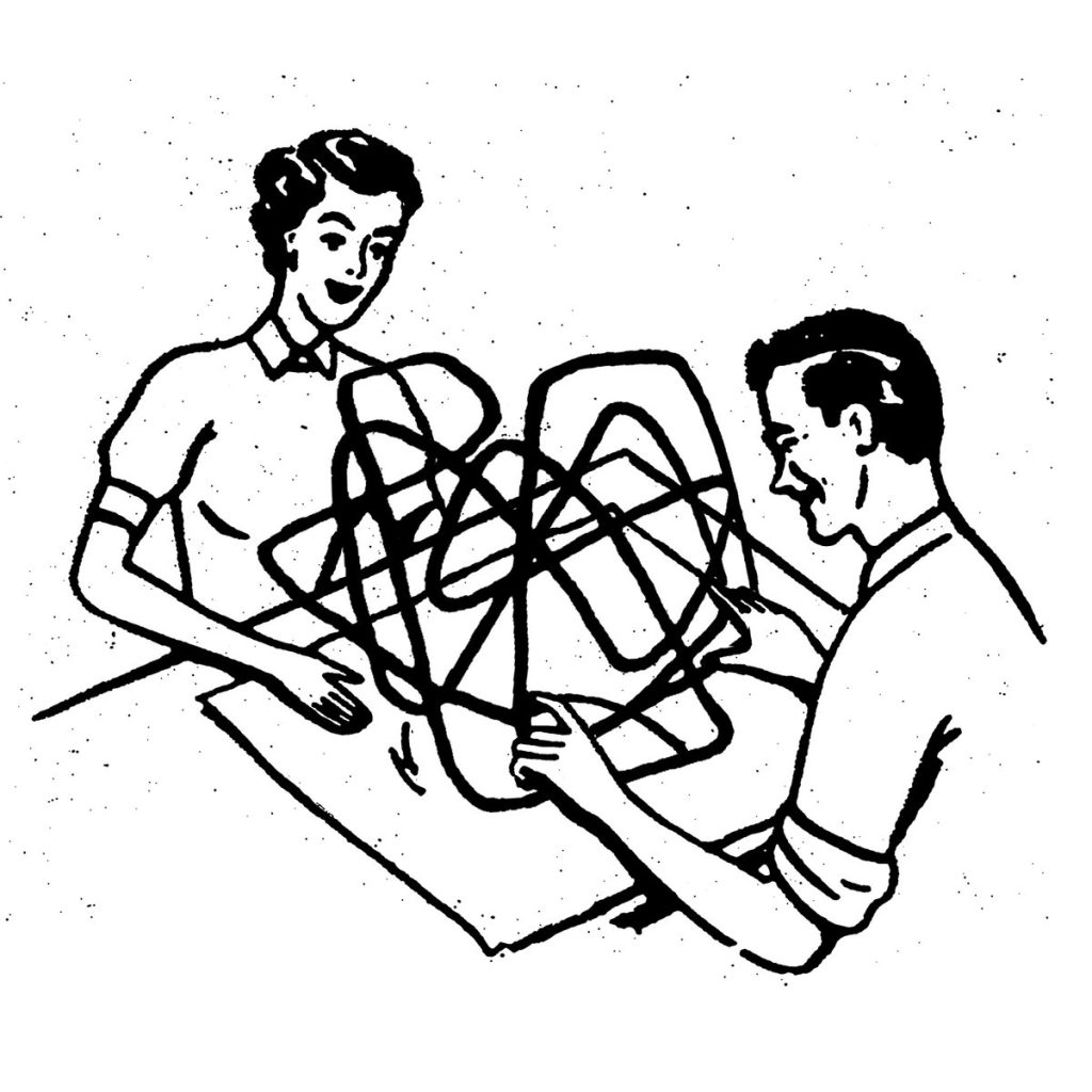 LXD Graphic with two people