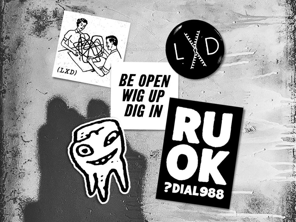 Five stickers from LXD