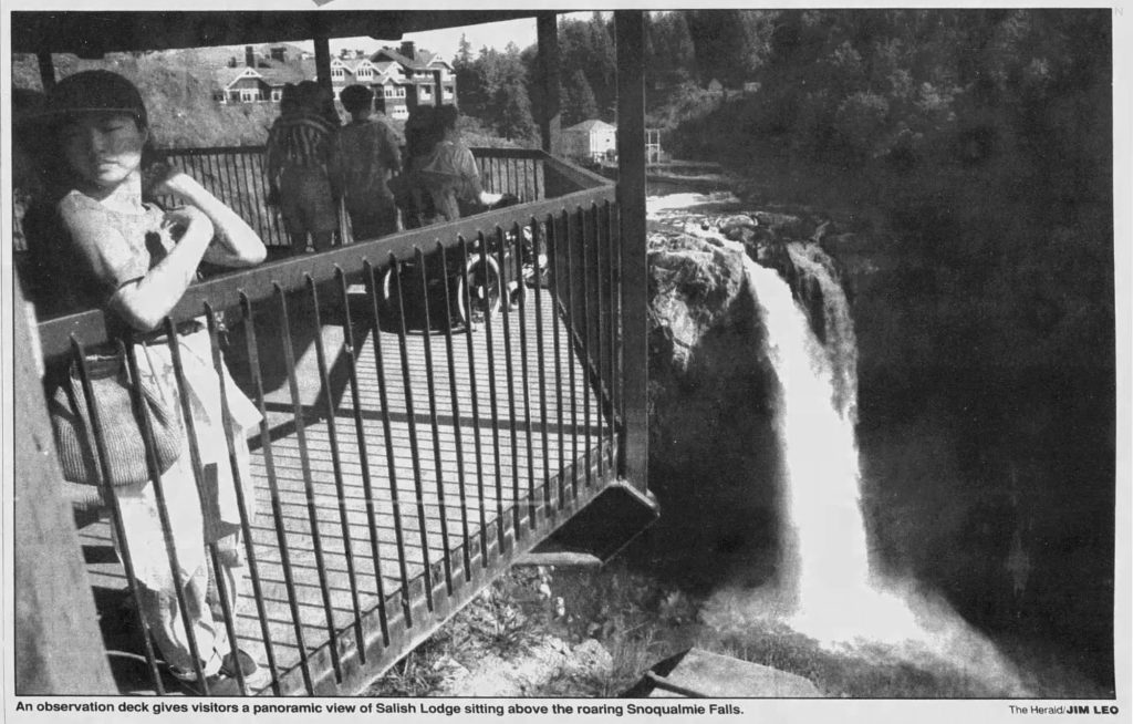 Observation deck at Snoqualmie Falls