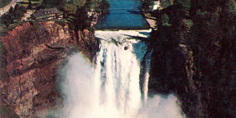 Snoqualmie Falls aerial photo